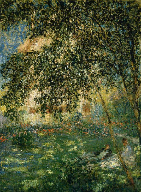 Claude Monet Le repos dans le jardin